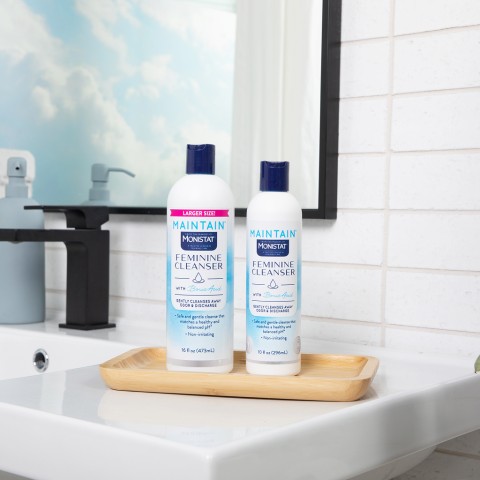 limpiador femenino con de ácido bórico 