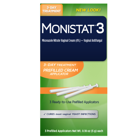MONISTAT® 3-Day Treatment Combination Pack Prefilled Cream